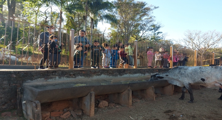 PROGRAMA “A UNIÃO FAZ A VIDA” LEVA ALUNOS DA ESCOLA MARIA LÚCIA TRIPOLONI PARA CONHECER SÍTIO.