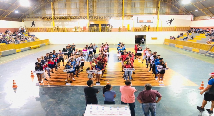 ABERTURA DO FUTSAL MUNICIPAL FOI UM GRANDE SUCESSO!