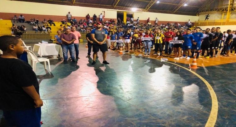 ABERTURA DO FUTSAL MUNICIPAL FOI UM GRANDE SUCESSO!