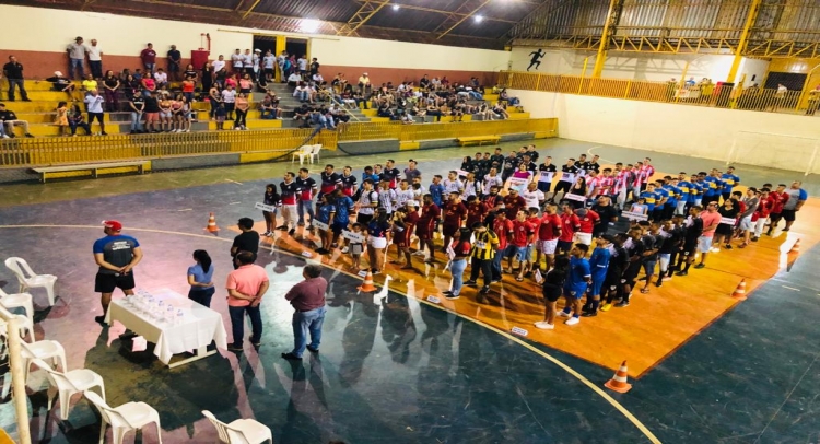 ABERTURA DO FUTSAL MUNICIPAL FOI UM GRANDE SUCESSO!