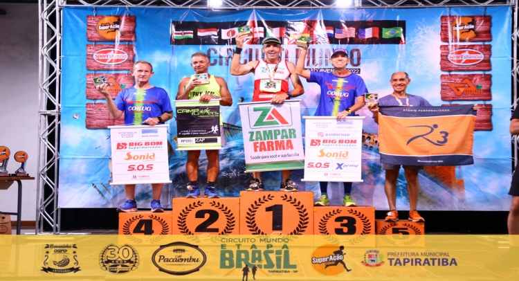 FINAL DO CIRCUITO MUNDO DE CORRIDA É FEITO EM TAPIRATIBA